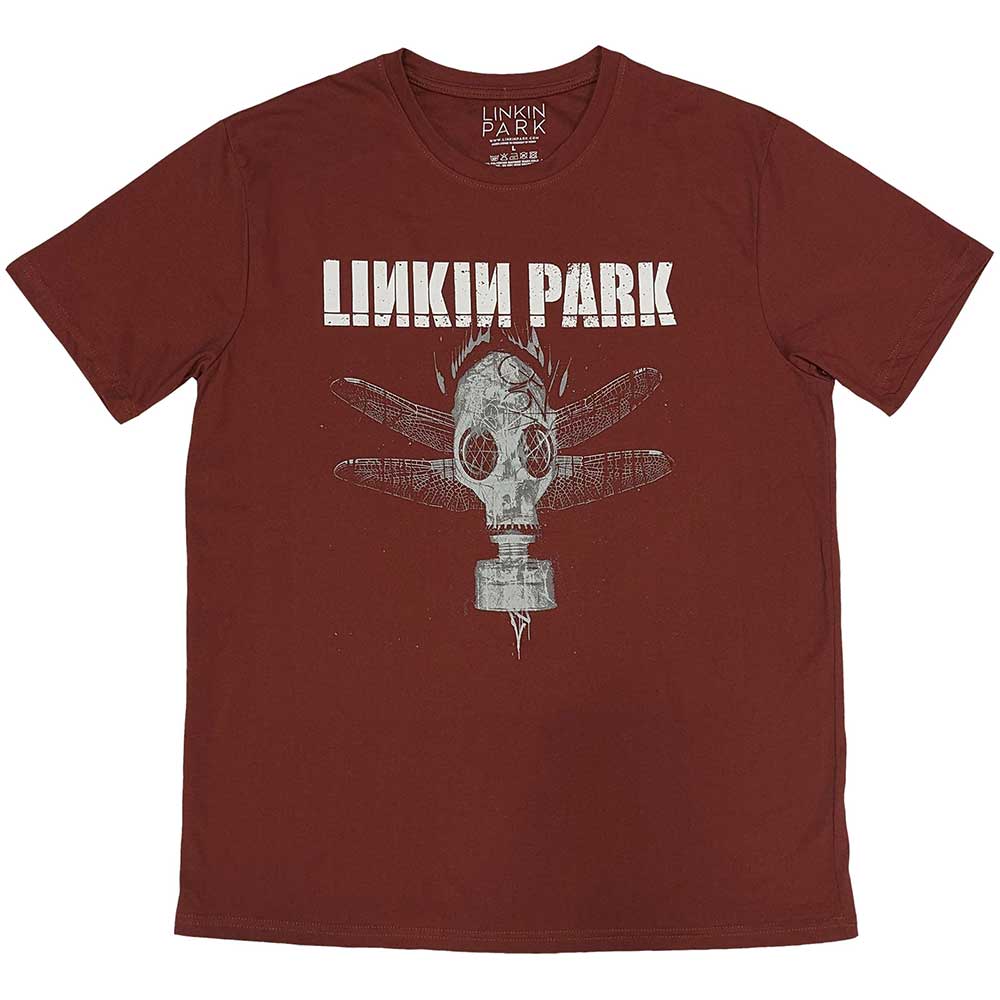 Linkin Park Gas Mask Red X-Large T-Shirt