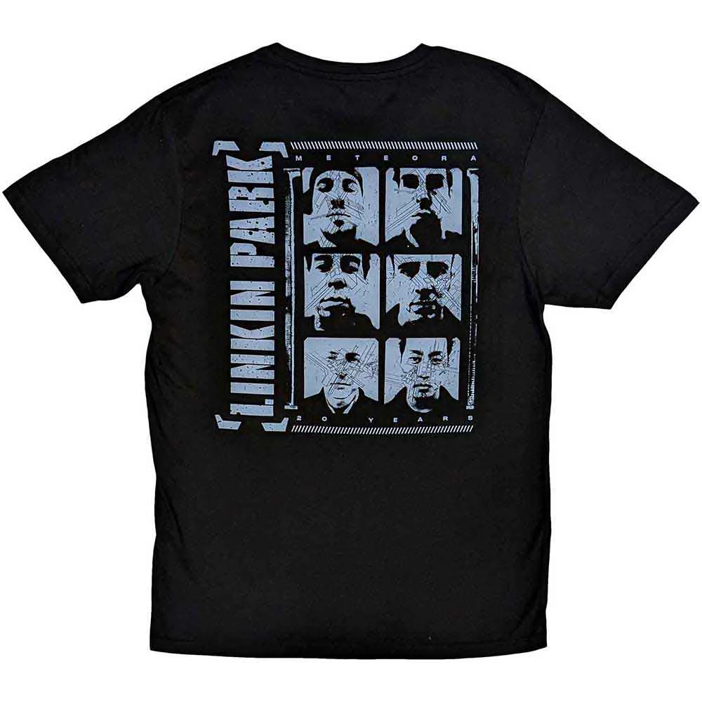 Linkin Park Meteora Portraits Black Medium T-Shirt - Image 2
