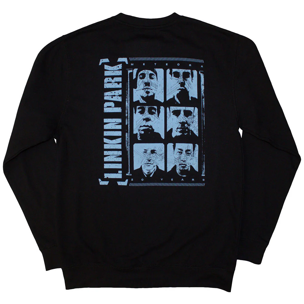 Linkin Park Meteora Portraits Black X-Large Sweatshirt - Image 2
