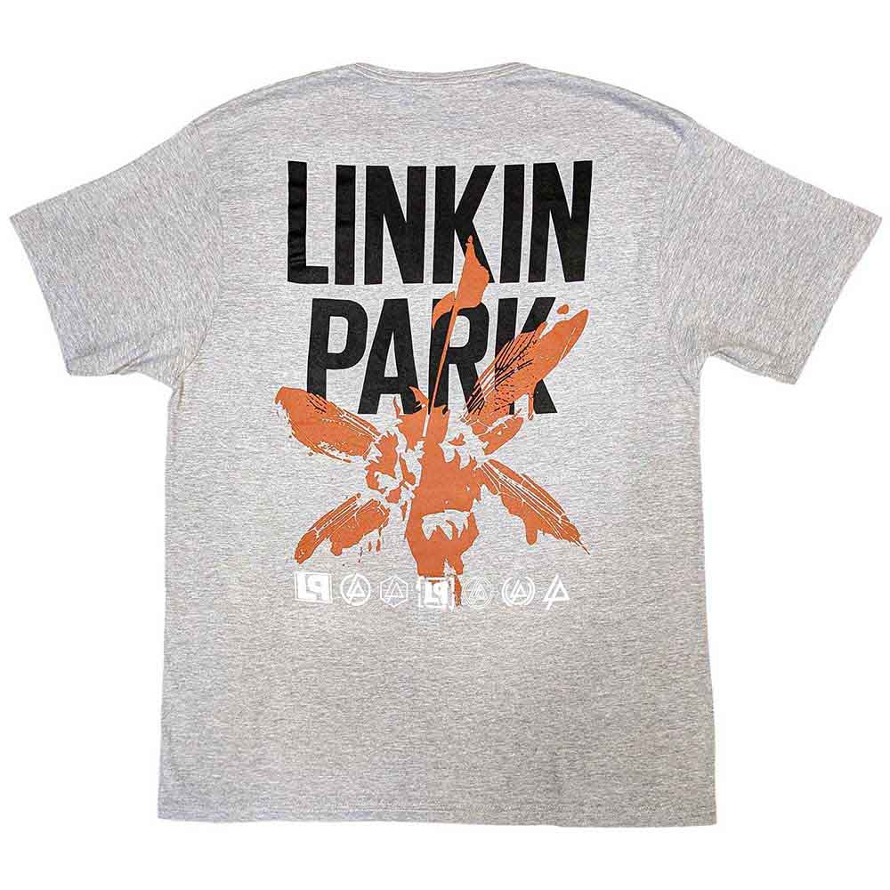 Linkin Park Soldier Icons Grey Large T-Shirt - Image 2