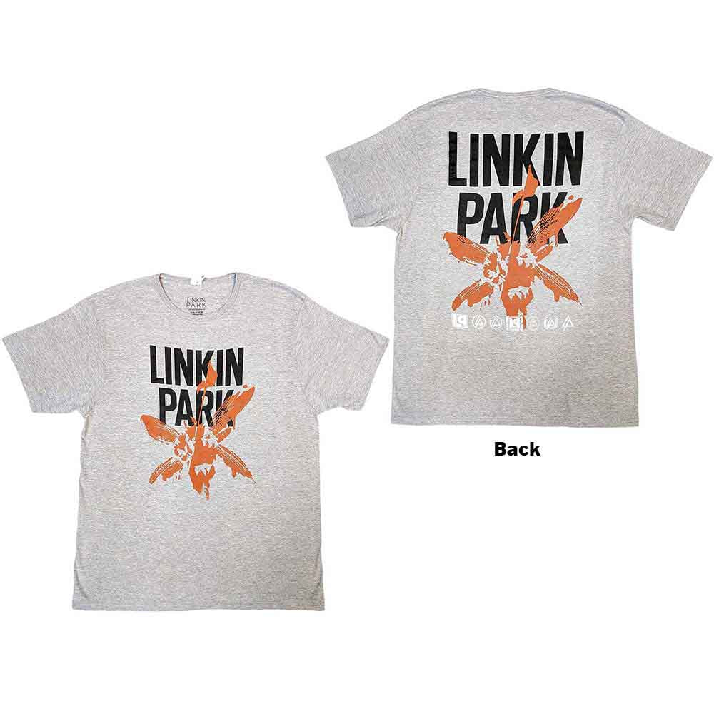 Linkin Park Soldier Icons Grey Medium T-Shirt - Image 3