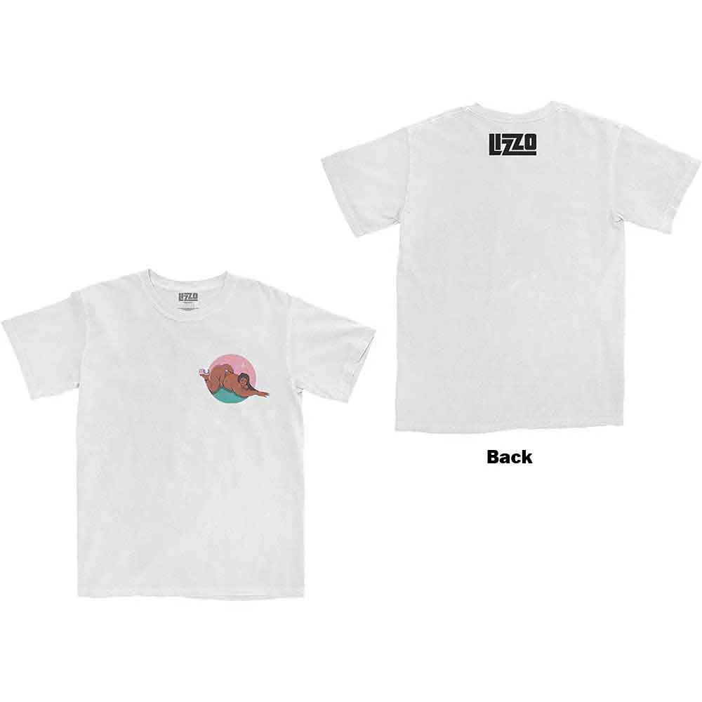 Lizzo Arch White Medium T-Shirt - Image 3