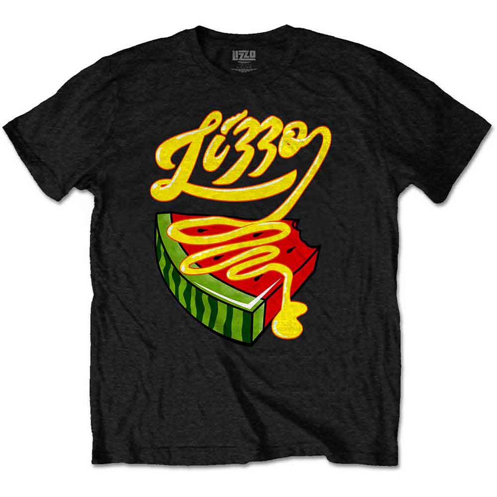Lizzo Bussin or Disgustin Black Large T-Shirt