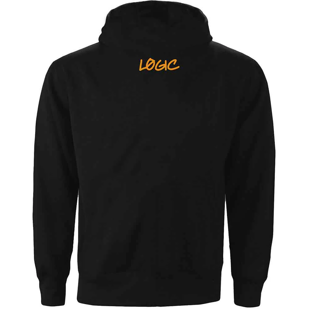 Logic No Pressure Gradient Black Small Hoodie - Image 2
