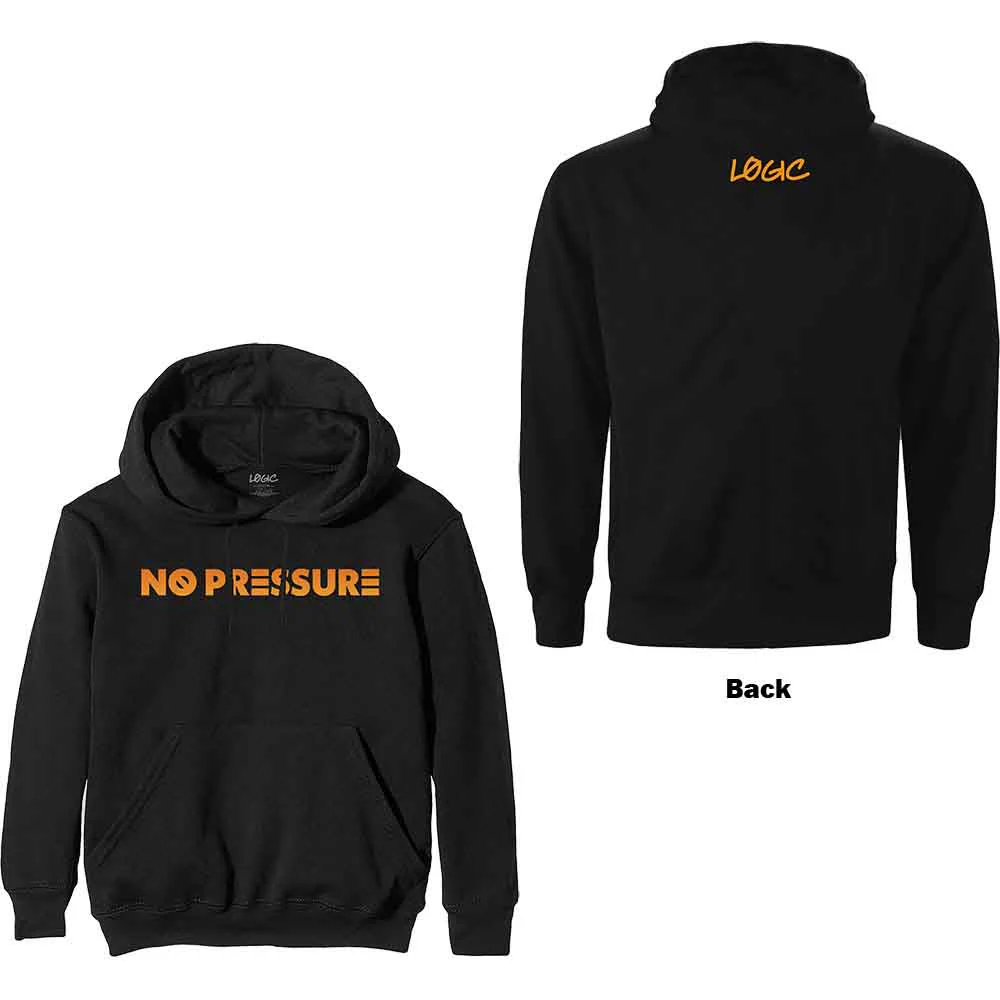 Logic No Pressure Gradient Black X-Large Hoodie - Image 3