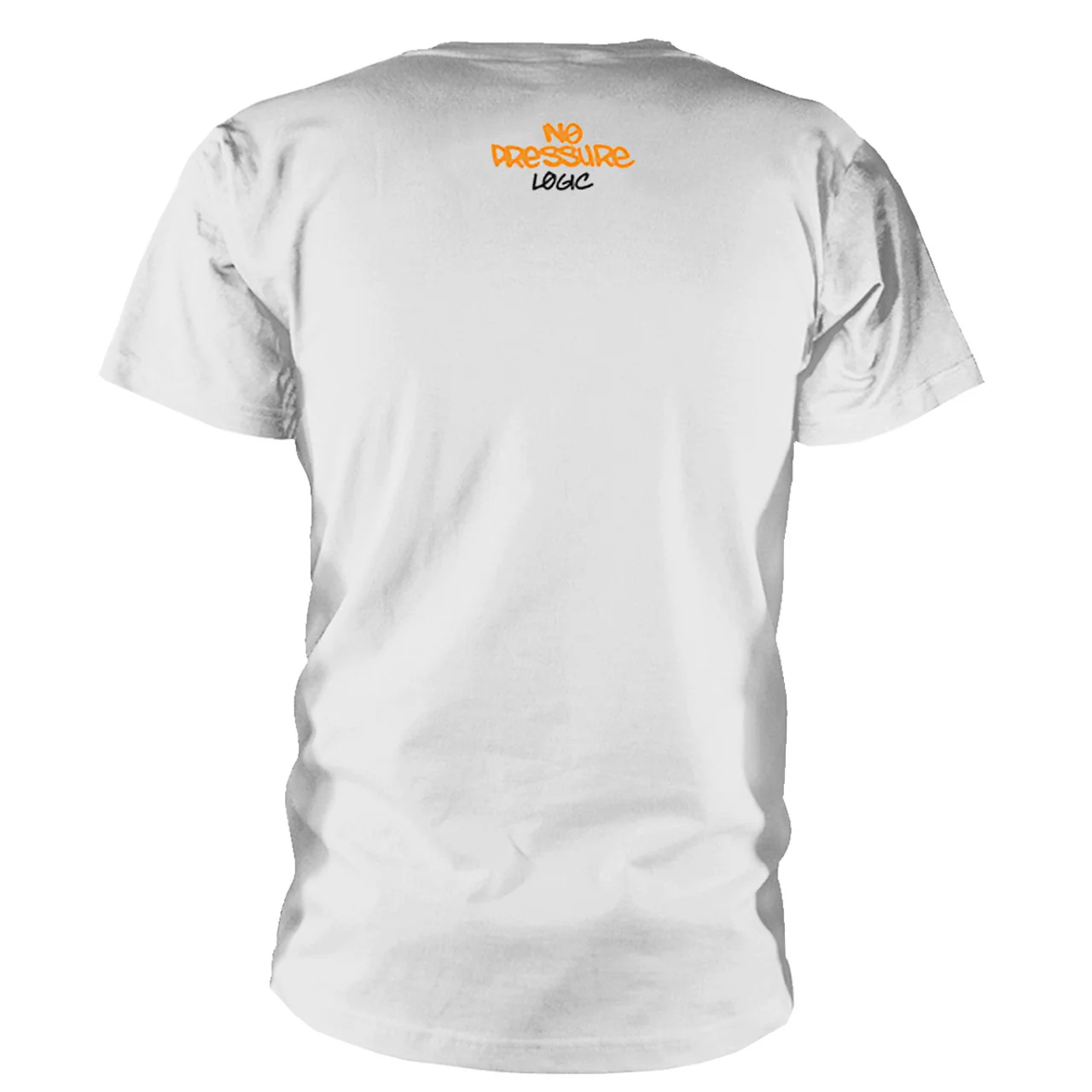 Logic No Pressure White Medium T-Shirt - Image 2