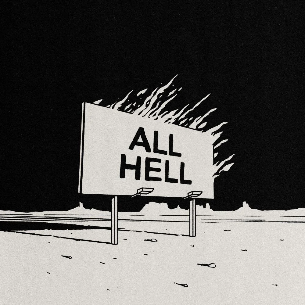 Los Campesinos! All Hell Vinyl LP 2024 Ltd Dinked Edition #297 - Image 2