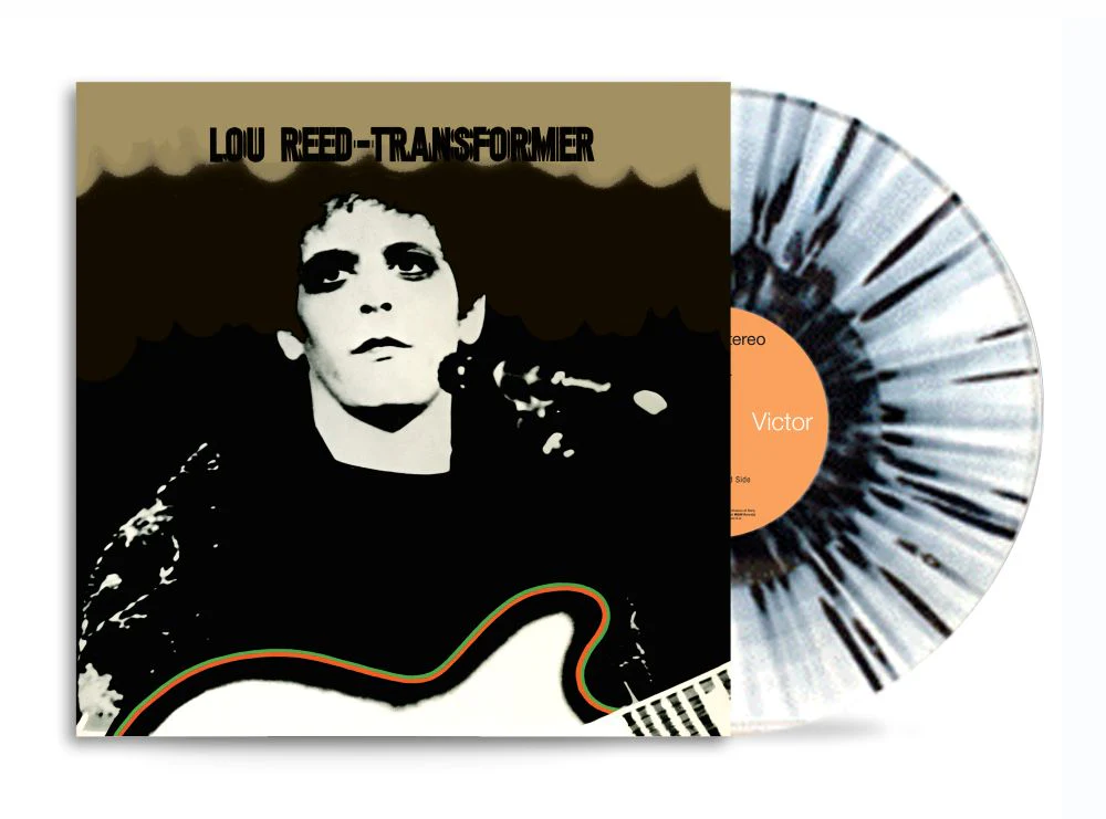 Lou Reed Transformer Vinyl LP Black & White Splatter Colour NAD 2025