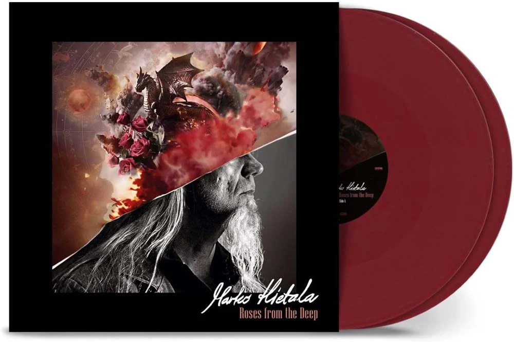Marko Hietala Roses From The Deep Vinyl LP Oxblood Colour 2025