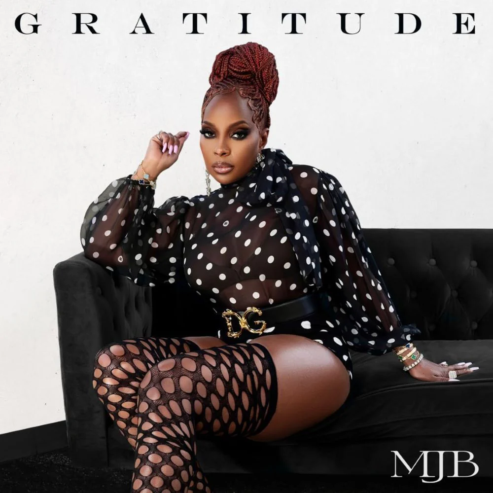 Mary J. Blige Gratitude Vinyl LP Silver & White Swirl Colour 2025