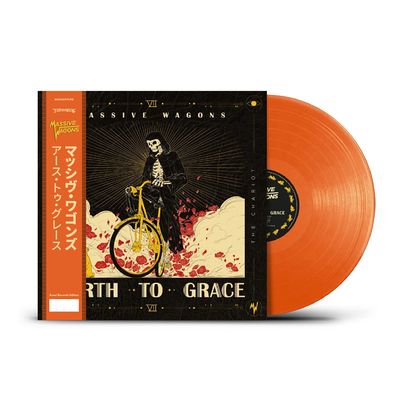 Massive Wagons Earth To Grace LP Signed Assai Obi Edition Orange Colour 2024 - Image 2