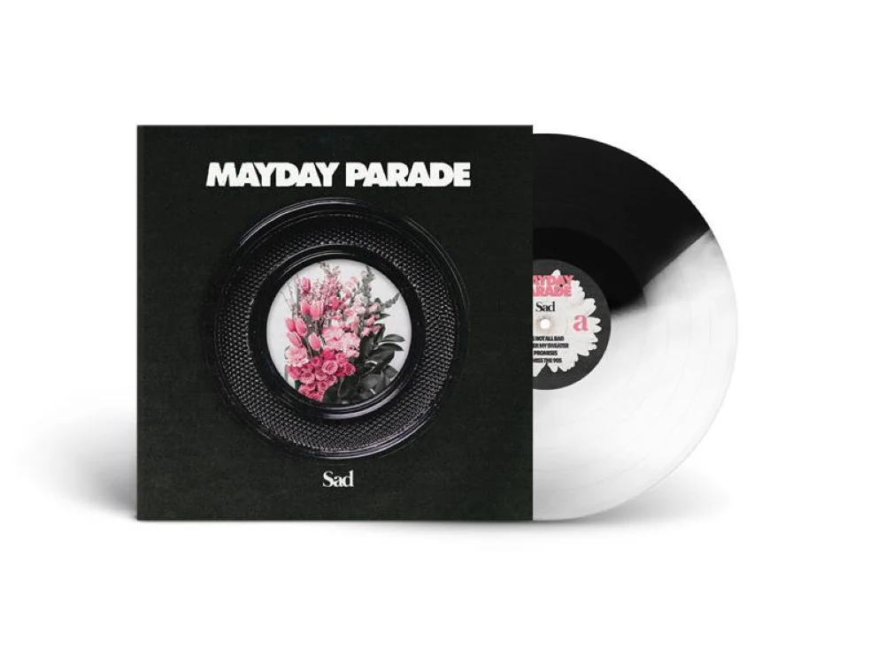 Mayday Parade Sad Vinyl LP Black & Clear Blend Colour 2025