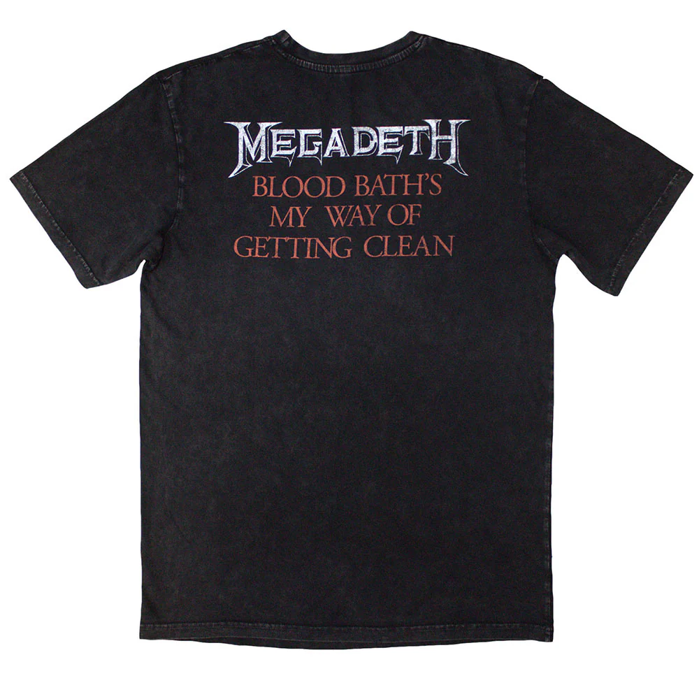 Megadeth Black Friday Stone Wash Small T-Shirt - Image 2