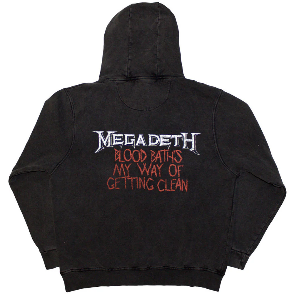 Megadeth Charcoal Grey Medium Hoodie