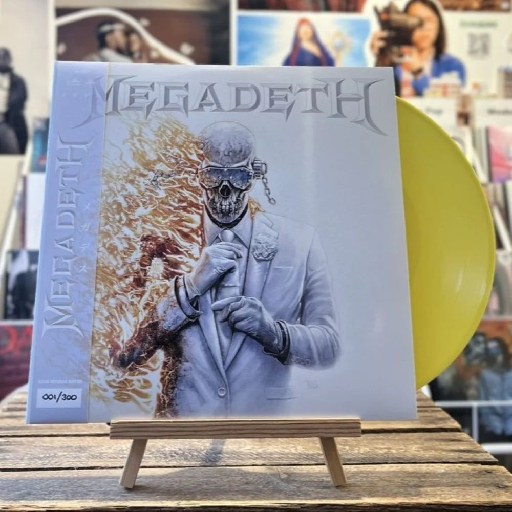 Megadeth (Self Titled) Vinyl LP Assai Obi Edition Yellow Fluorescent Colour 2026