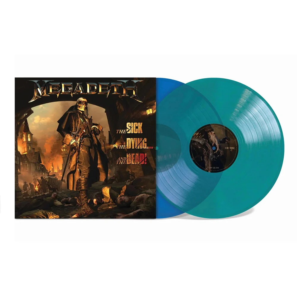 Megadeth The Sick, The Dying and the Dead Vinyl LP Blue Opaque & Green Transparent NAD 2025