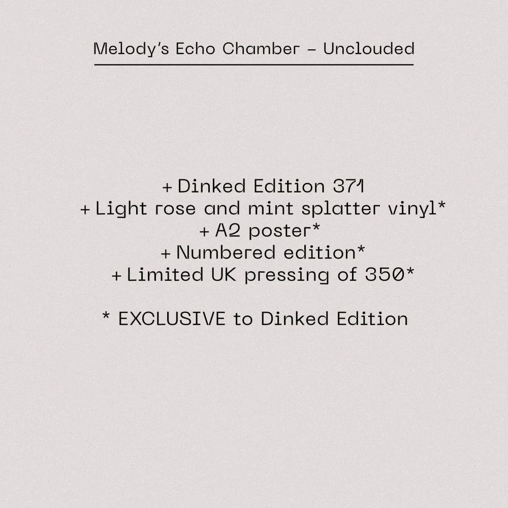 Melody’s Echo Chamber Unclouded Vinyl LP 2025 Ltd Dinked Edition #371 - Image 2