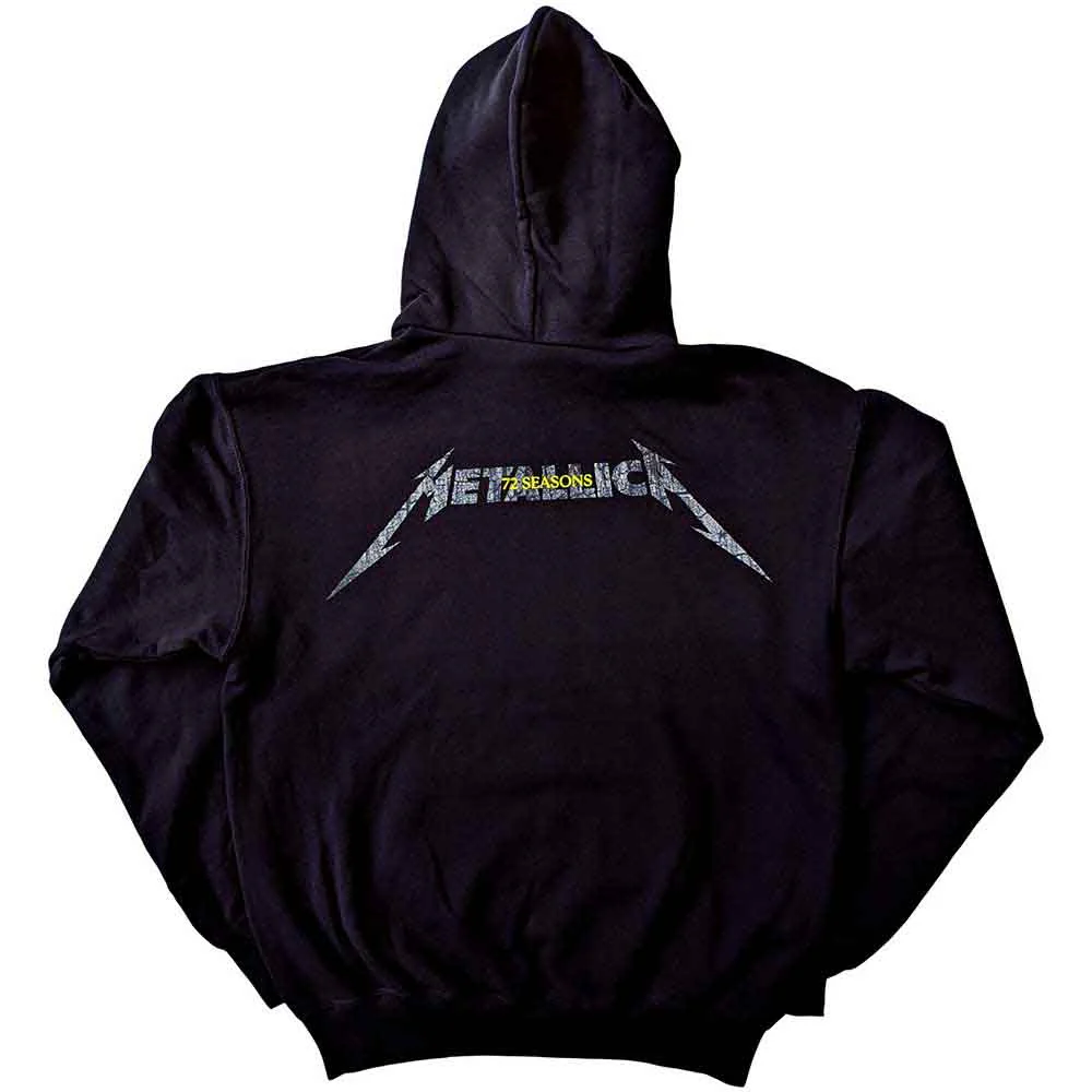 Metallica 72 Seasons Charred Logo Black X-Large Hoodie - Image 2