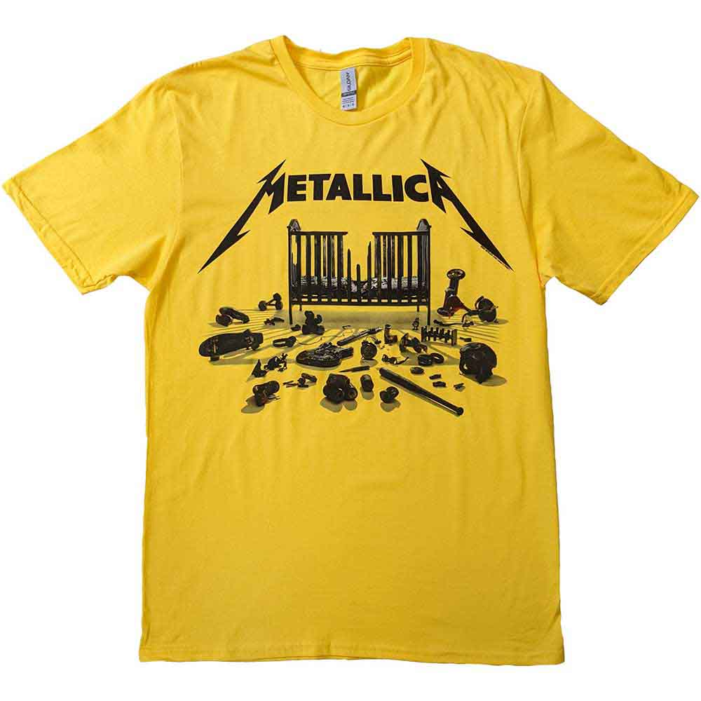 Metallica 72 Seasons Simplified Cover Yellow Small T-Shirt