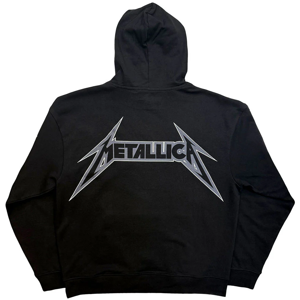 Metallica M Bolt Black Large Hoodie - Image 2