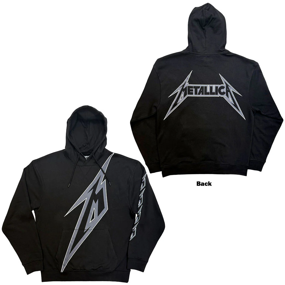 Metallica M Bolt Black Medium Hoodie - Image 3