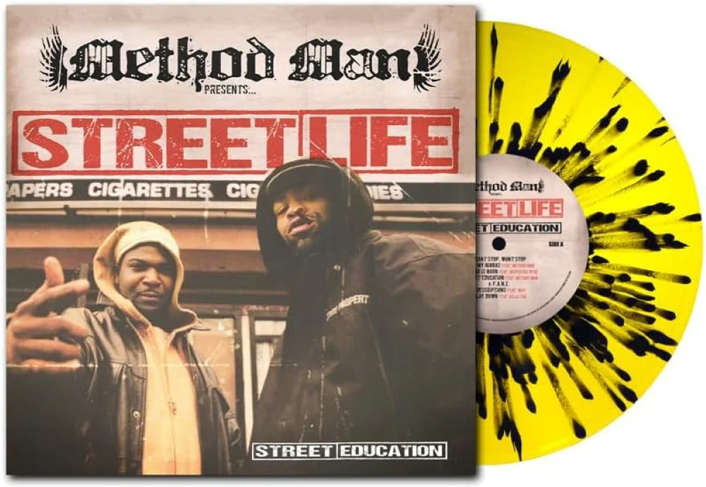 Method Man Presents Street life Street Education 20th Anniversary Edition (Deluxe) Vinyl LP Yellow & Black Splatter Colour 2025