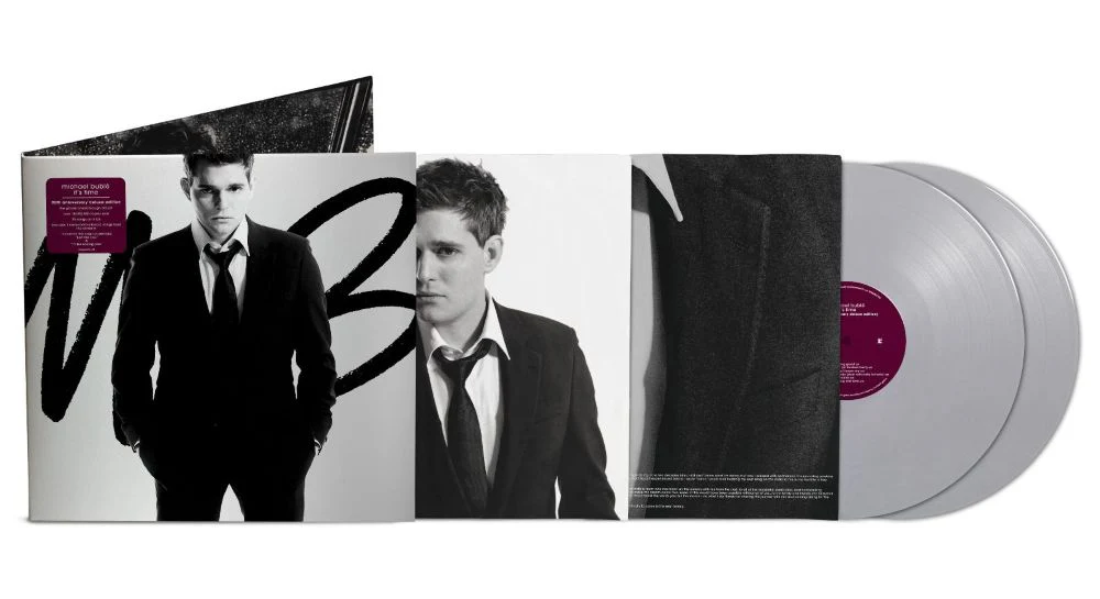 Michael Bublé It’s Time Vinyl LP Deluxe Silver Colour 2025
