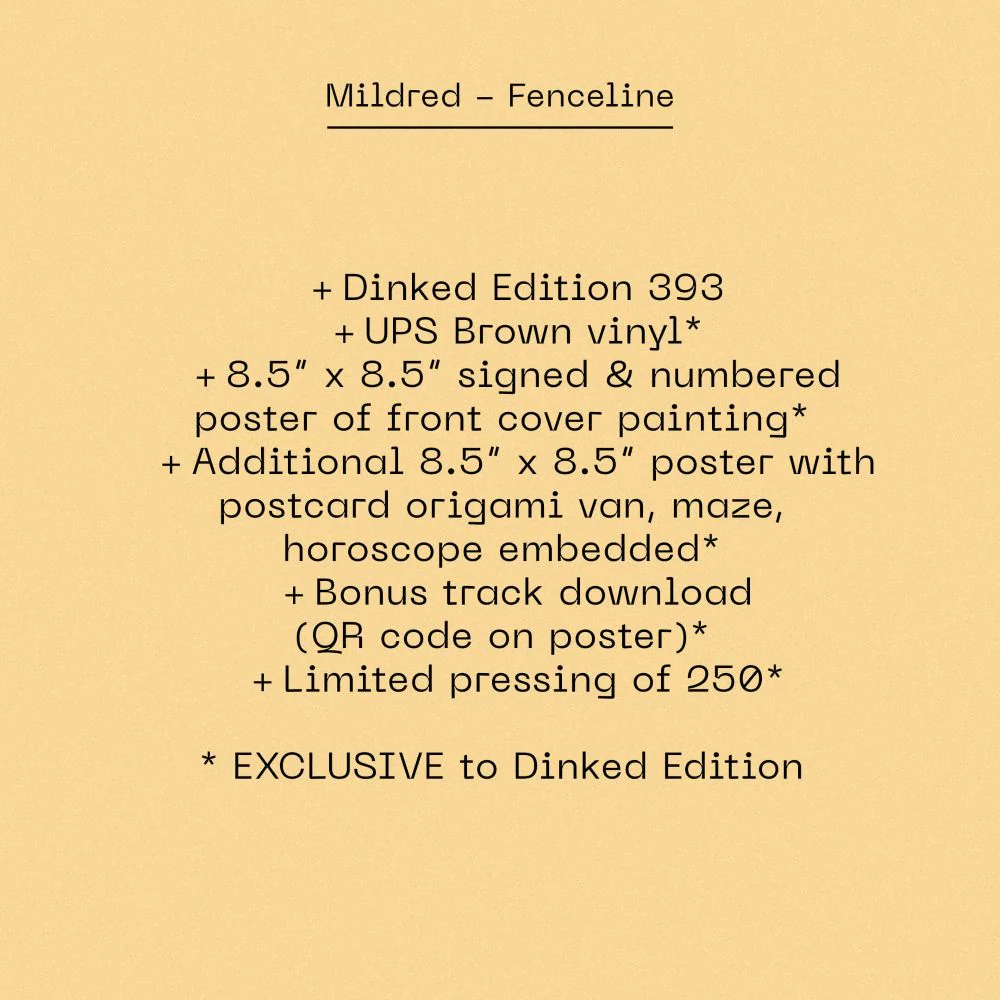 Mildred Fenceline Vinyl LP 2026 Ltd Dinked Edition #393 - Image 2