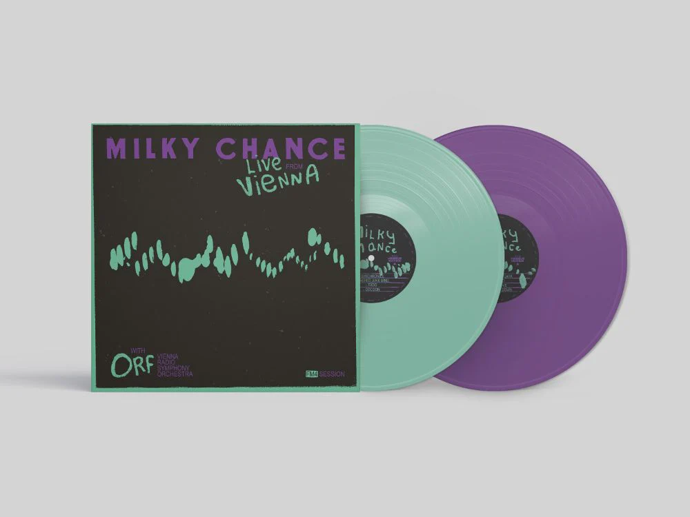 Milky Chance Live From Vienna (FM4 Sessions) Vinyl LP Teal & Purple Colour 2025