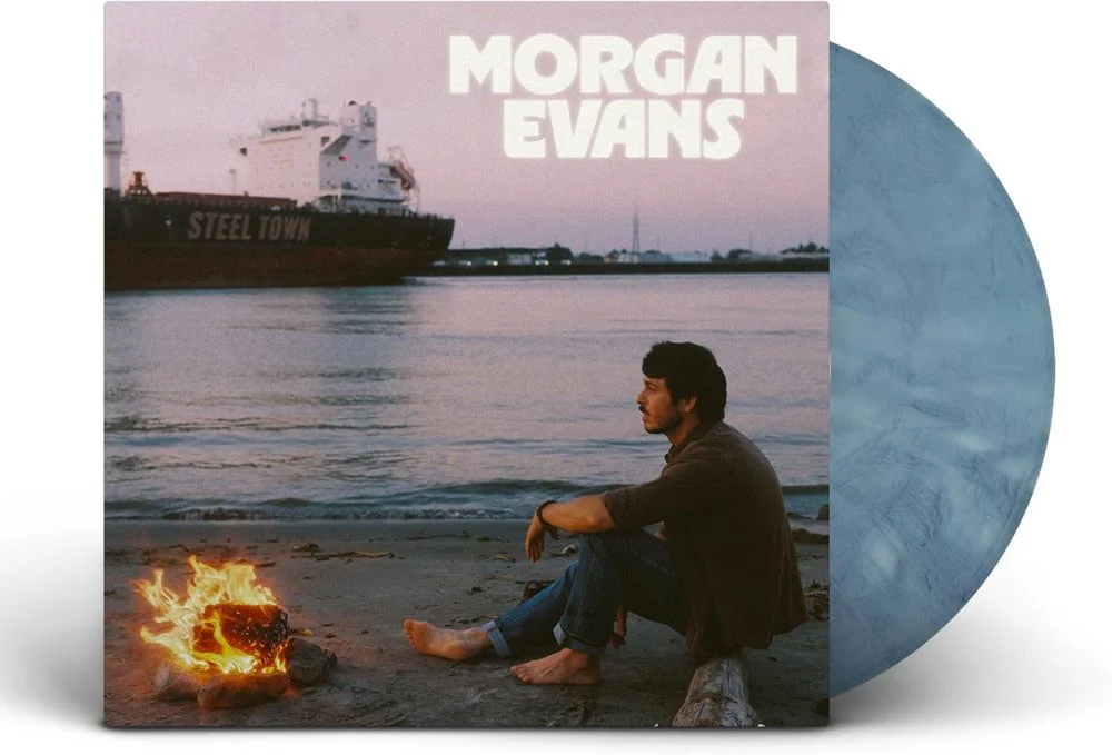 Morgan Evans Steel Town Vinyl LP Steel Blue Colour 2026