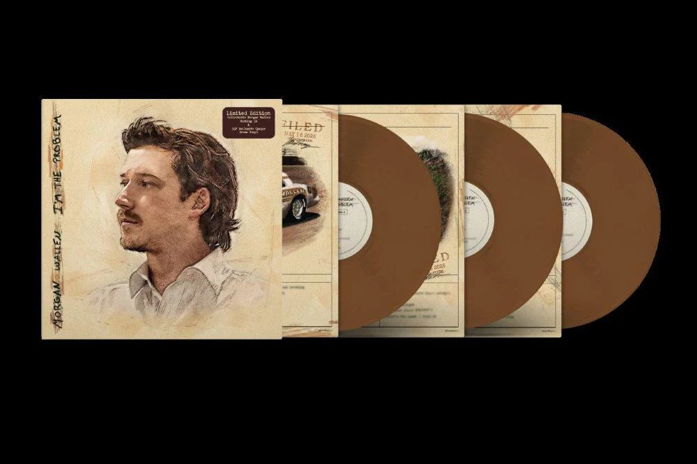 Morgan Wallen I'm The Problem Vinyl LP Indies Opaque Brown Colour 2025 - Image 2