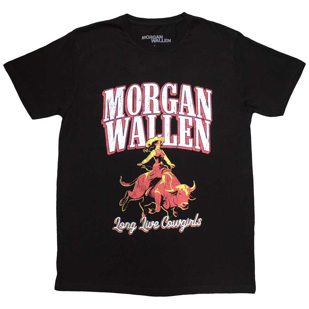 Morgan Wallen Long Live Cowgirls Black Small T-Shirt