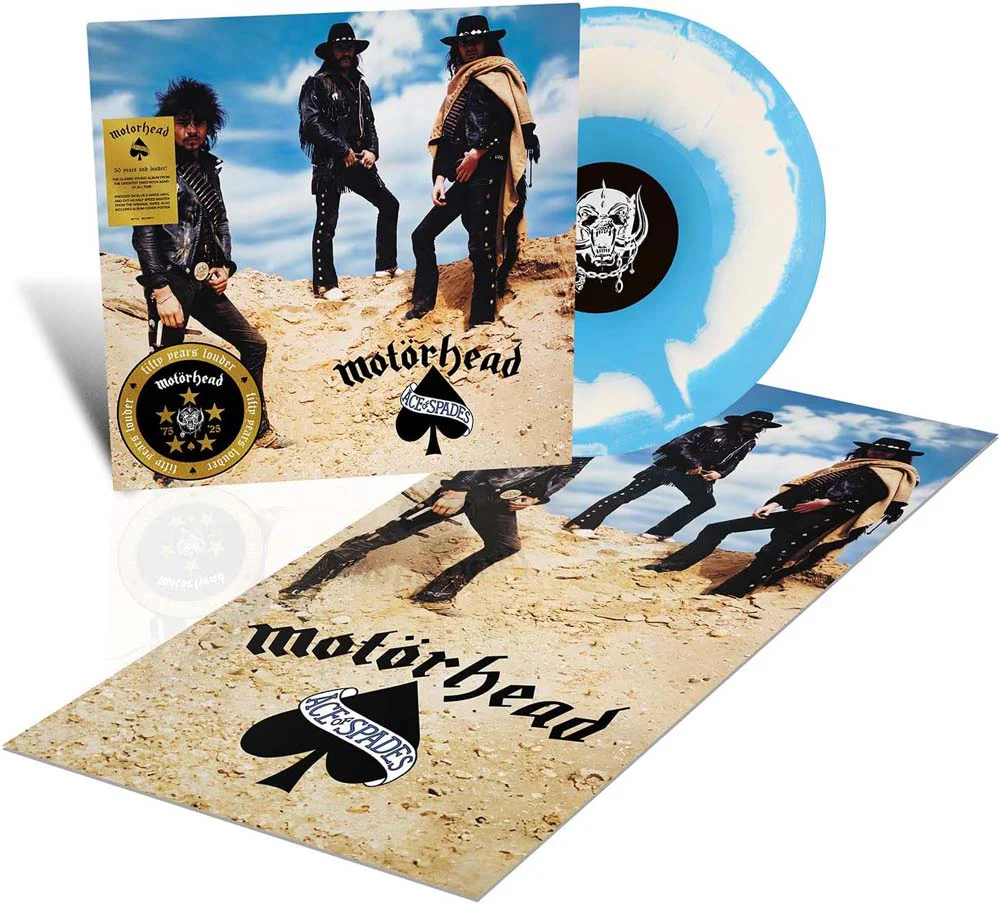 Motorhead Ace Of Spades Vinyl LP Blue & White 2025