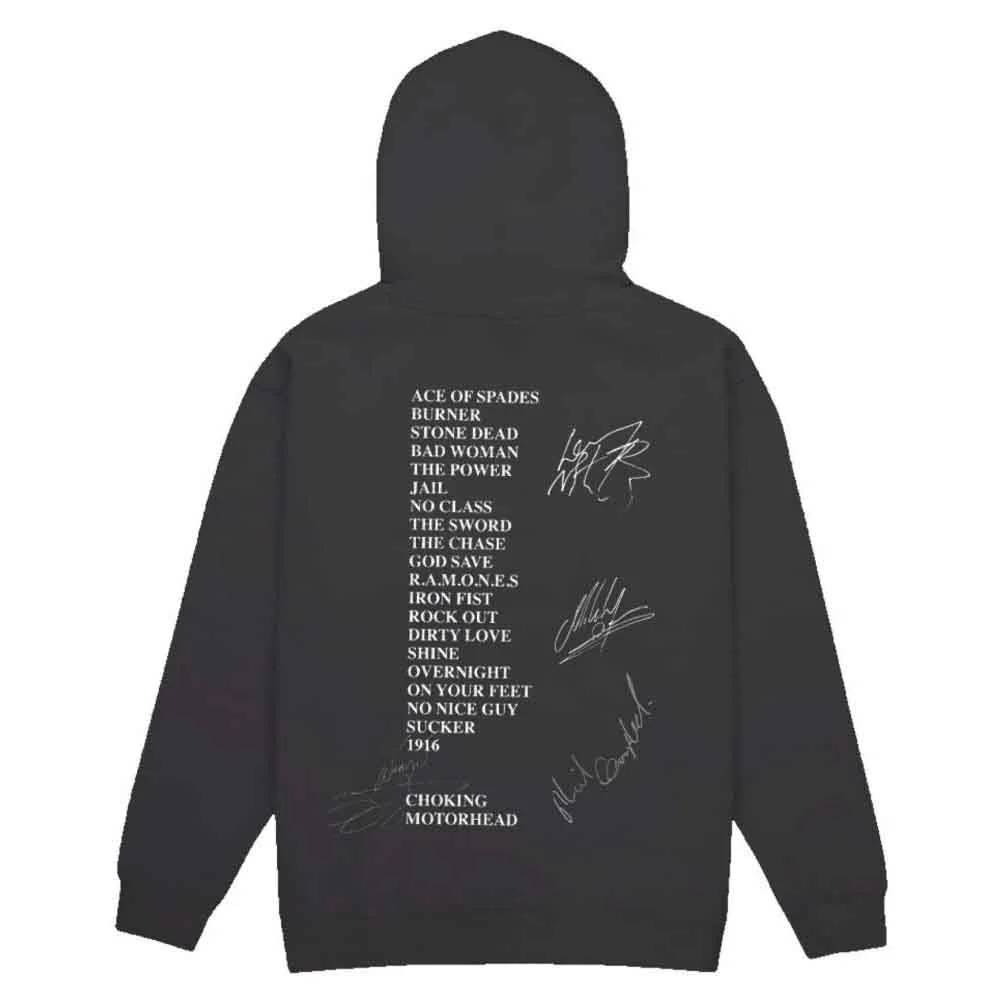 Motorhead Everything Louder Forever Charcoal Grey Large Hoodie - Image 2