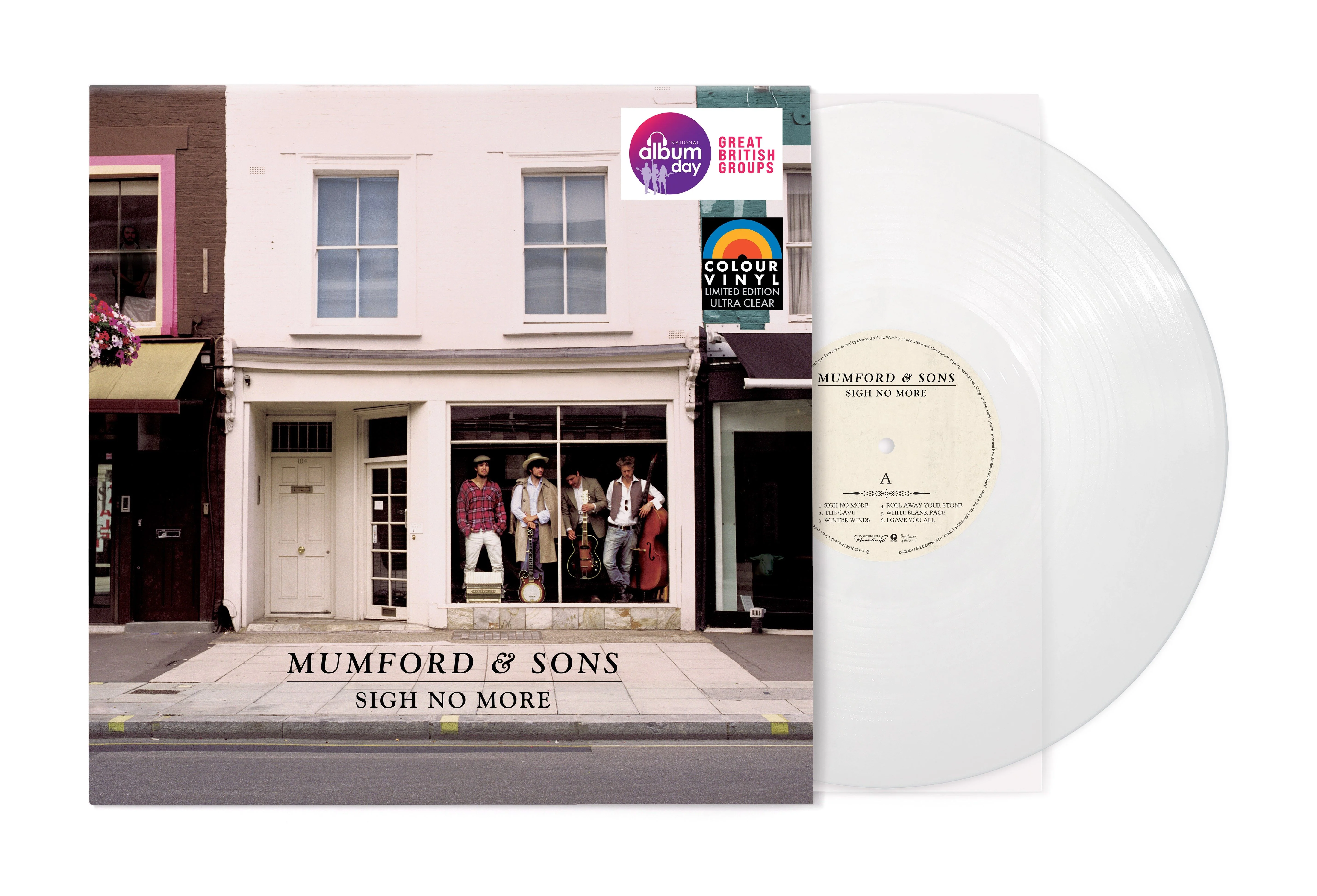 Mumford & Sons Sigh No More Vinyl LP Clear Colour National Album Day 2024 - Image 2