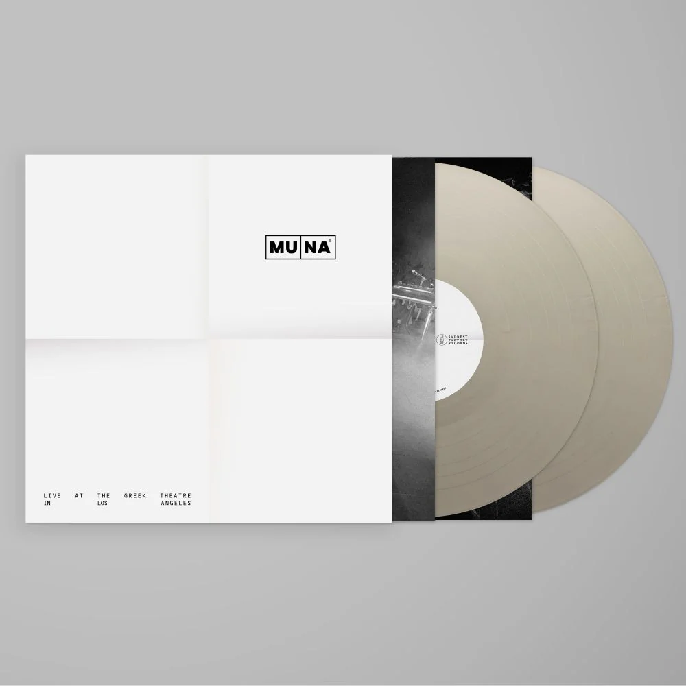MUNA Live at The Greek Theatre in Los Angeles Vinyl LP Metallic Silver Colour 2025