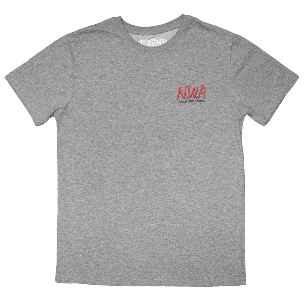 N.W.A Mini Logo Grey X-Large T-Shirt - Image 2
