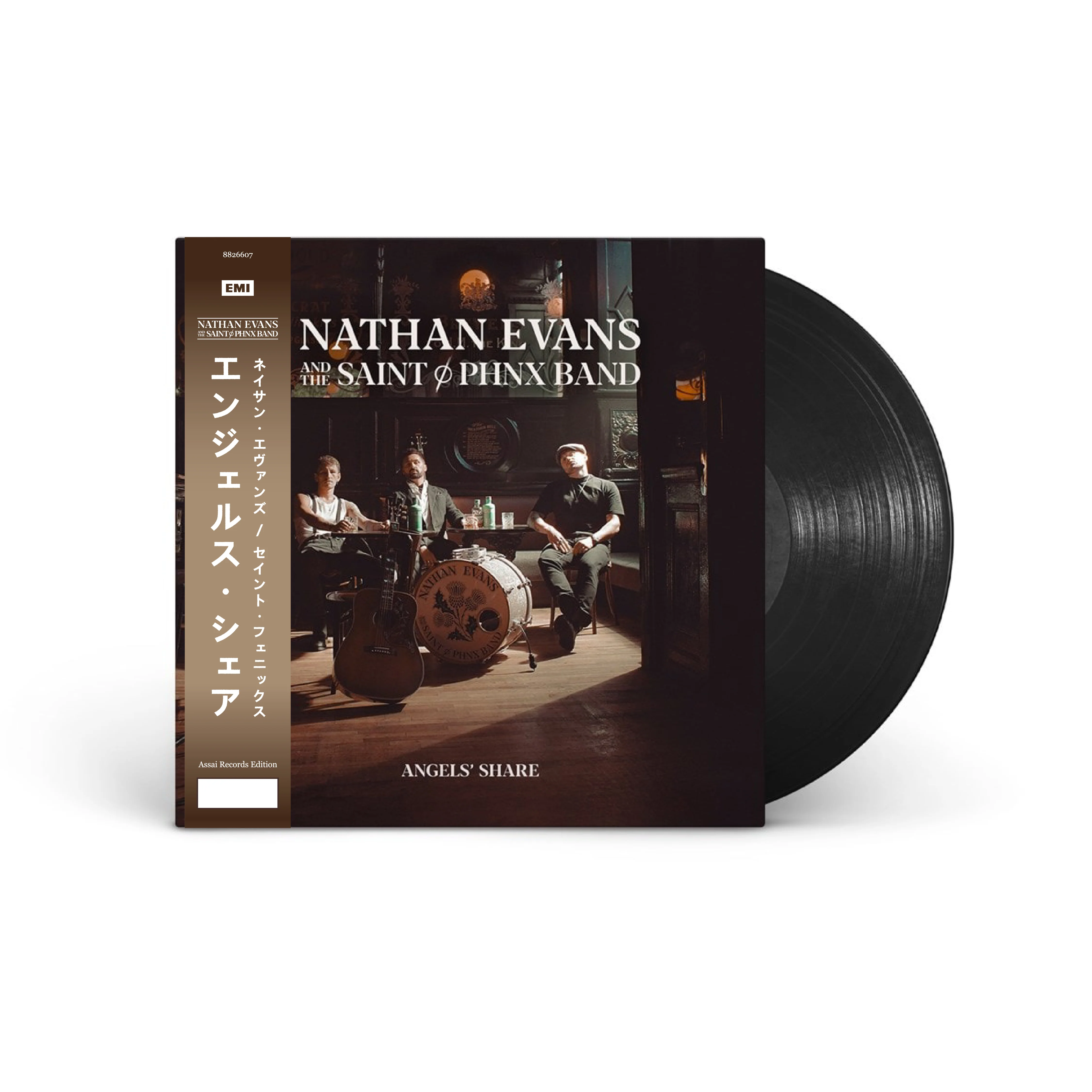 Nathan Evans & The Saint PHNX Band Angels' Share Vinyl LP Signed Assai Obi Edition 2026 - Image 2