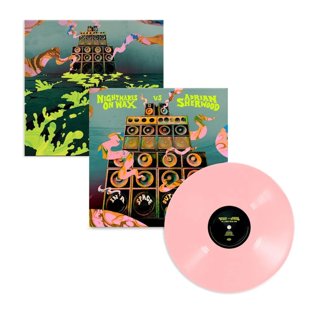 Nightmares On Wax vs Adrian Sherwood In A Space Outta Dub Vinyl LP Light Rose Colour 2026 - Image 2