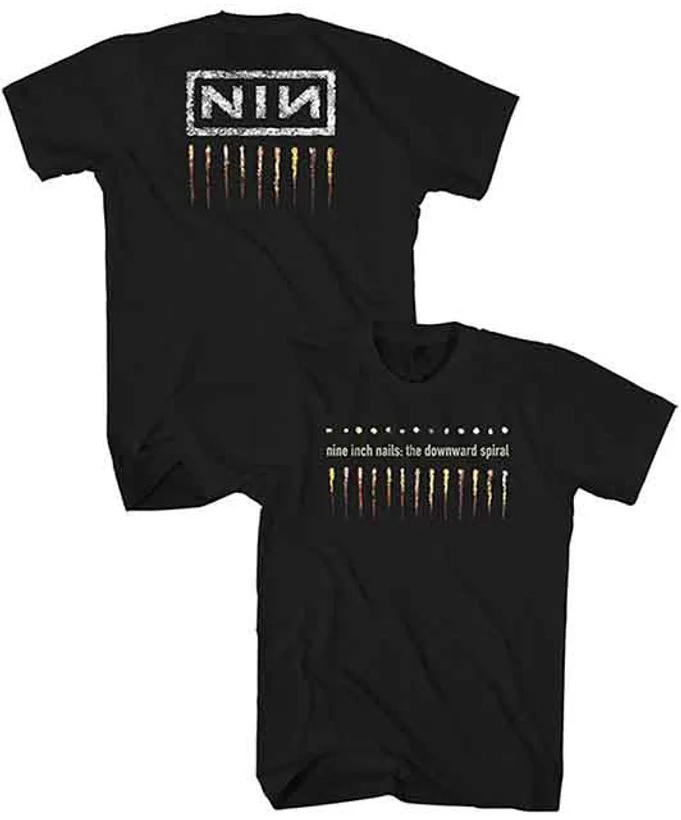 Nine Inch Nails The Downward Spiral Black Medium T-Shirt