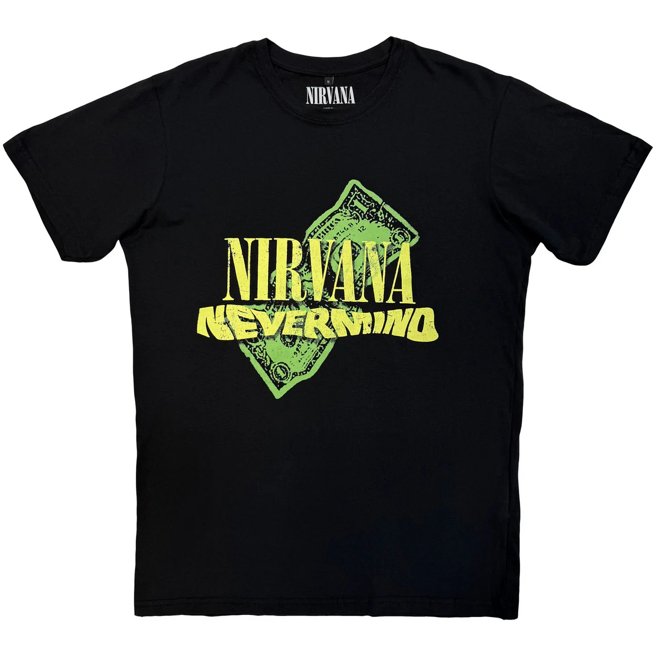 Nirvana Nevermind Dollar Black Large T-Shirt