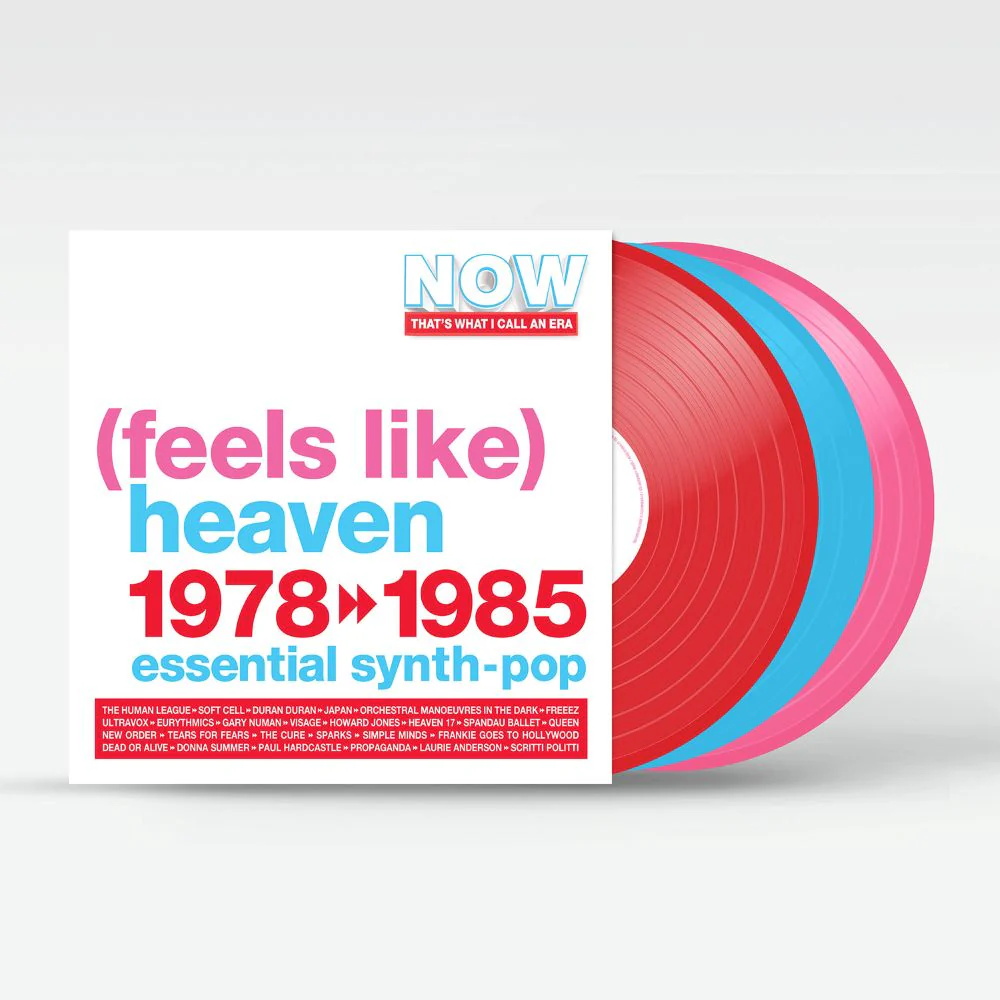 NOW That's What I Call An Era (FEELS LIKE) HEAVEN : 1978-1985 Vinyl LP Red, Blue & Pink Colour 2026