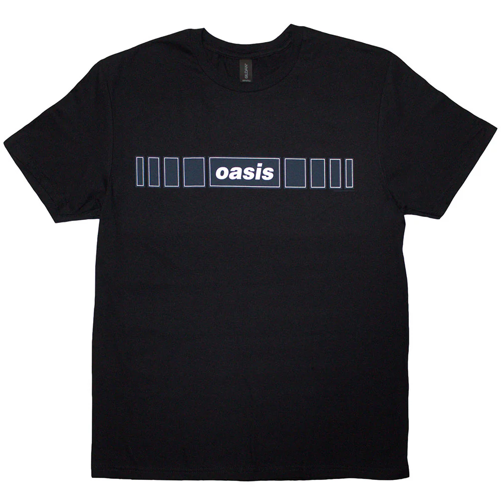 Oasis Horizontal Bars Logo Black XX-Large T-Shirt