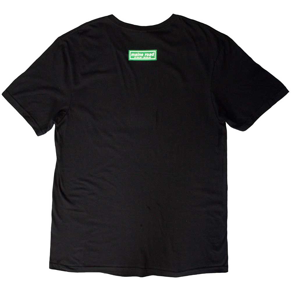 Oasis Maine Road Football Pitch Black Small T-Shirt - Image 2
