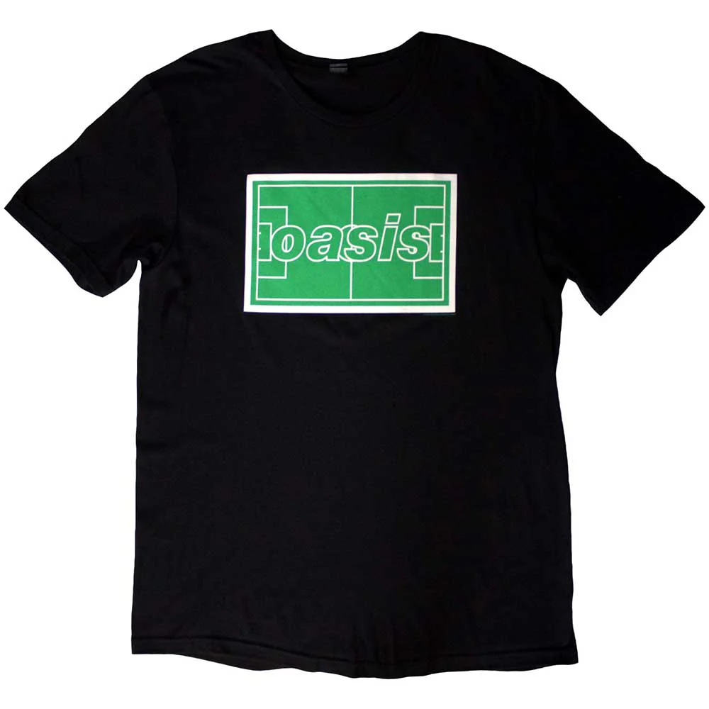 Oasis Maine Road Football Pitch Black XX-Large T-Shirt