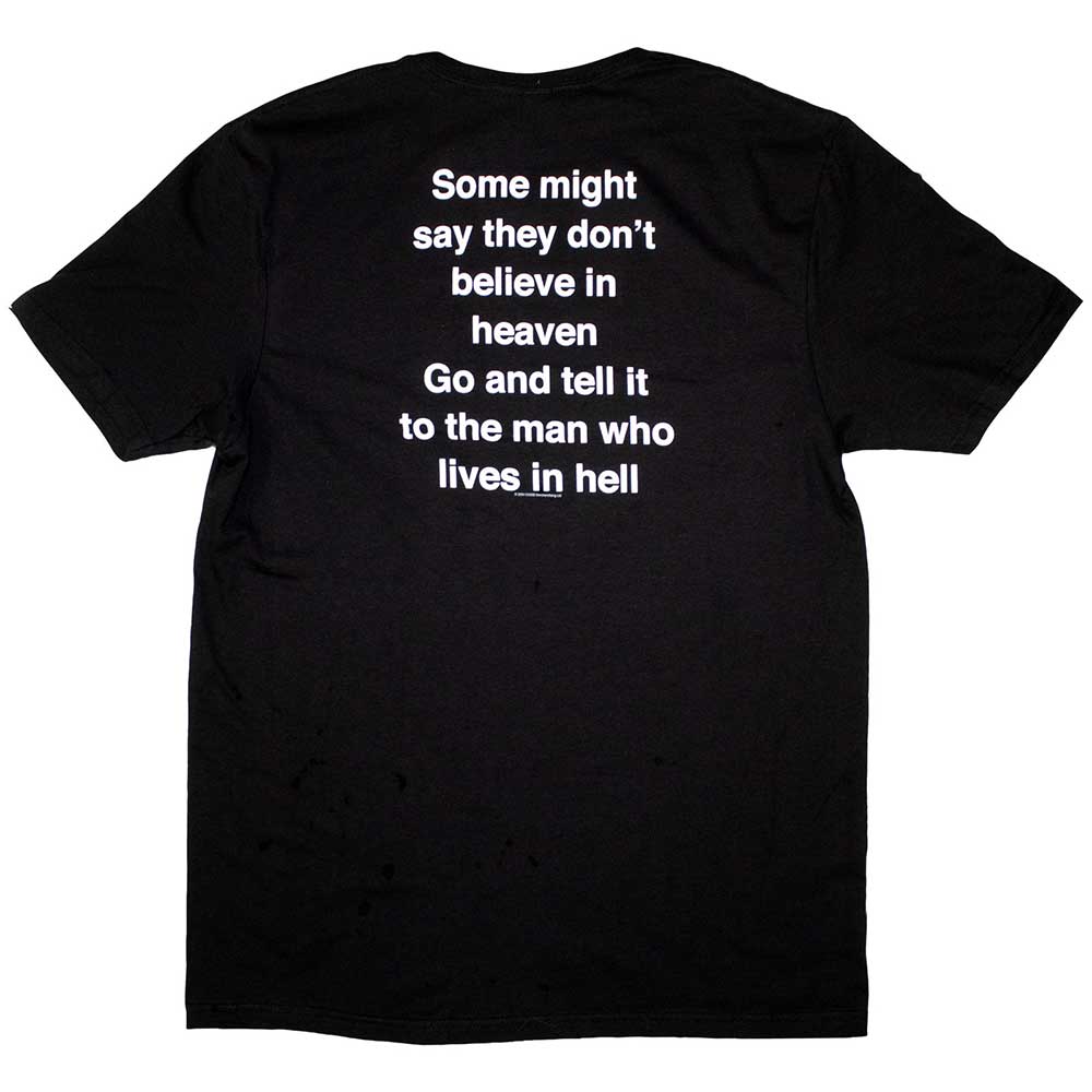 Oasis Some Might Say Lyric Black Medium T-Shirt - Image 2