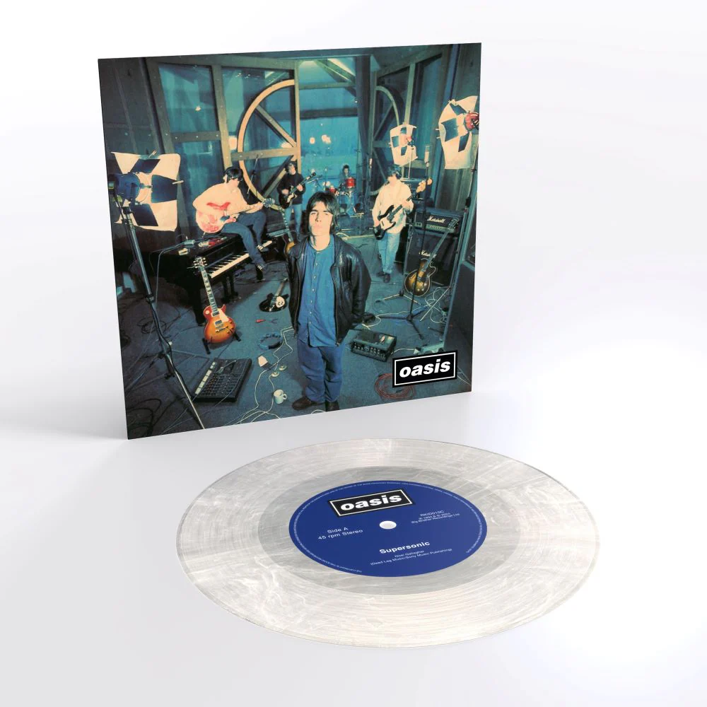 Oasis Supersonic Vinyl 7'' Single Pearl Colour 2024