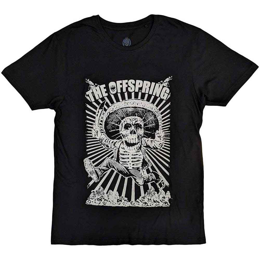 The Offspring Jumping Skeleton Black XX-Large T-Shirt