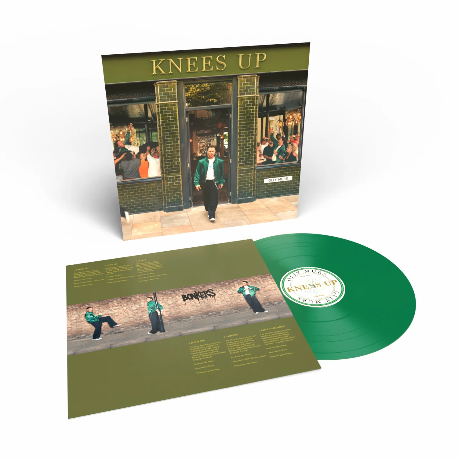 Olly Murs Knees Up Vinyl LP Transparent Green Colour 2025 - Image 2