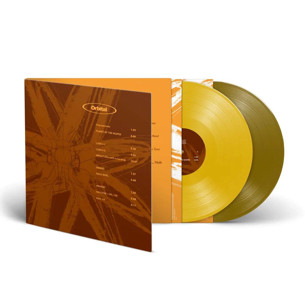Orbital Orbital (The Brown Album) Vinyl LP Indies Brown & Orange Colour 2025